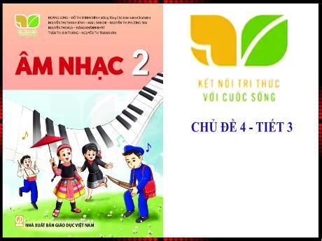 Bài giảng Âm nhạc 2 Sách Kết nối tri thức - Chủ đề 4: Tuổi thơ - Bài: Dùng nhạc cụ gõ thể hiện hình tiết tấu (Tiết 3) - Trường Tiểu học Liên Hào