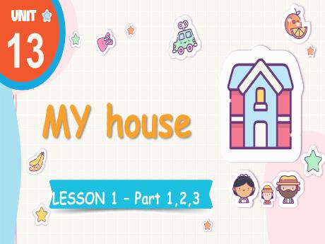 Bài giảng Tiếng Anh Lớp 3 - Unit 13: My house - Lesson 1