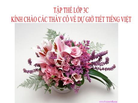 Bài giảng Tiếng Việt 3 - Bài: Luyện tập Mở rộng vốn từ về nhà trường. Câu hỏi