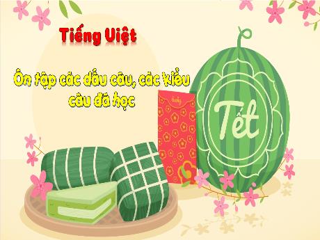 Bài giảng Tiếng Việt 3 - Bài: Ôn tập các dấu câu, các kiểu câu đã học - Trường Tiểu học Đại Bản 2