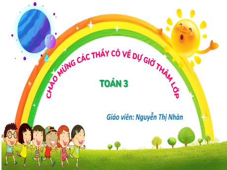 Bài giảng Toán 3 Sách Kết nối tri thức - Bài: Hình chữ nhật, hình vuông - Nguyễn Thị Nhàn