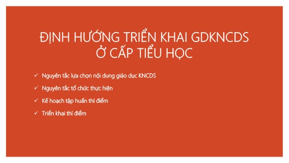 Slide Định hướng triển khai giáo dục kĩ năng công dân số cấp Tiểu học