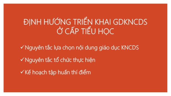 Slide Định hướng triển khai giáo dục kĩ năng công dân số ở cấp Tiểu học