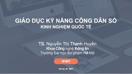 Slide giáo dục kĩ năng công dân số kinh nghiệm quốc tế